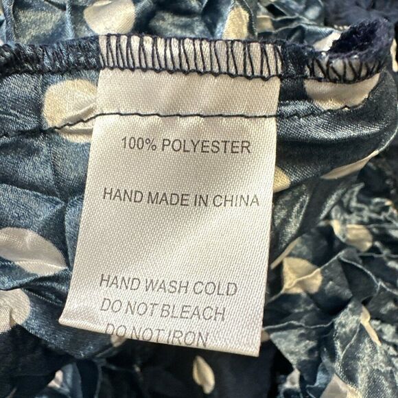 Alquema Dress 3/4 Length Sleeve Pleated Crinkle Crush Alquema size 2 / US 10-12 - Picture 9 of 12